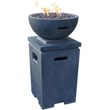 Modeno Exeter Concrete Fire Pit Column, Hidden Propane Storage - OFG612